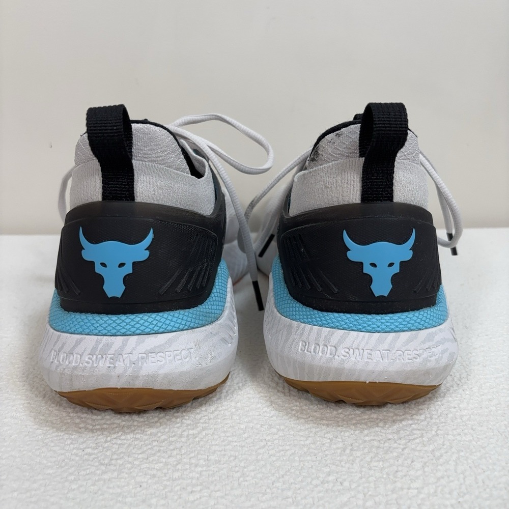 Under Armour Project Rock 5 Training Shoes Men's‎ 11 Gray Blue Bull Performance - Picture 2 of 14